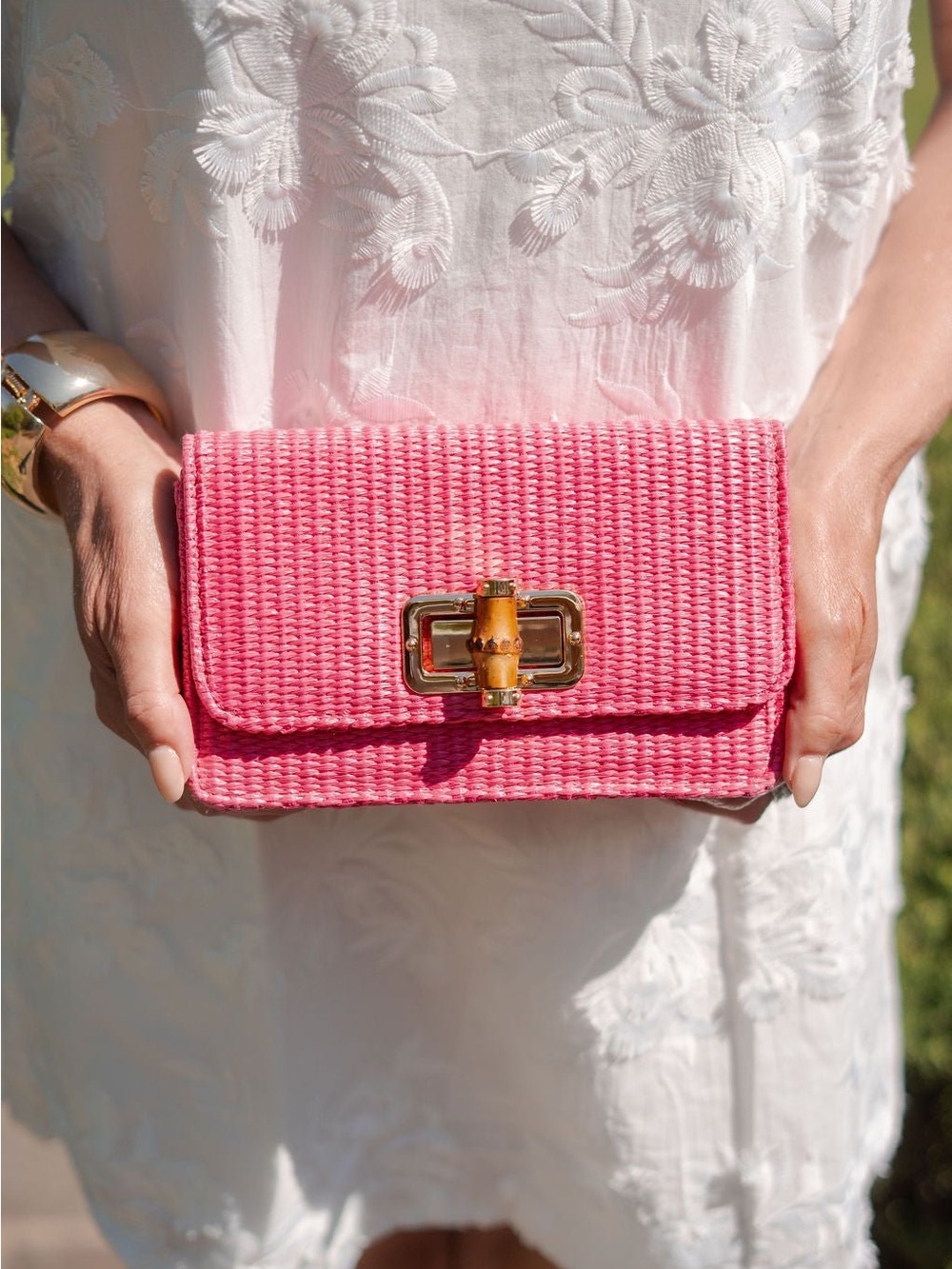 Lilly Clutch - Bamboo Toggle